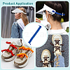Polyester with Latex Silk Replacement Visor Curl  Cord DIY-WH0888-579I-5