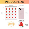 8 Sheets Plastic Waterproof Self-Adhesive Picture Stickers DIY-WH0428-064-2