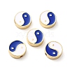 Rack Plating Alloy Enamel Beads ENAM-F146-18G-04-3