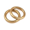 Ion Plating(IP) 304 Stainless Steel Closed Jump Rings STAS-G393-06G-08-3