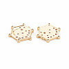 Brass Micro Pave Cubic Zirconia Pendants KK-S364-271C-2