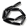 Natural Black Onyx Agate(Dyed & Heated) Beads Strands G-NH0019-C05-15-3