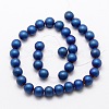 Electroplate Non-magnetic Synthetic Hematite Beads Strands G-R363-10mm-07-2