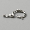 Anti-Tarnish 925 Sterling Silver Twister Clasp FIND-WH0126-77P-2