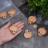 6Pcs Wood Jewelry Plate AJEW-PH0005-96A-3