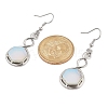 Hexagon Opalite Dangle Earrings EJEW-K298-01P-06-5