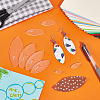 8Pcs 8 Sizes Transparent Acrylic Reusable Drawing Template for DIY Scrapbooking DIY-UN0006-32A-3