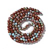 Baking Paint Glass Bead Strands X-GLAA-H031-01A-04-3