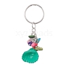 Spray Painted Sea Shell Keychains KEYC-JKC00477-3