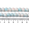 Baking Paint Glass Bead Strands LS-GLAA-H031-01B-10-4