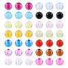 14 Colors Transparent Acrylic Beads TACR-TA0001-45-3