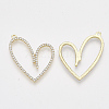 Alloy Rhinestone Pendants PALLOY-T071-034-2