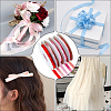 5 Rolls Single Face Polyester Satin Ribbon SRIB-CY0001-38C-5