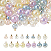 Craftdady 64Pcs 8 Style ABS Plastic Imitation Pearl Charms PACR-CD0001-03-28
