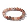 Natural Plum Blossom Jade Beads Stretch Bracelets BJEW-F380-01-B08-4