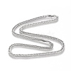 201 Stainless Steel Cuban Link Chain Necklaces NJEW-I238-10P-1