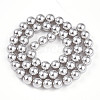 Baking Painted Pearlized Glass Pearl Bead Strands HY-N002-8mm-A03-3