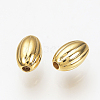 Brass Corrugated Beads X-KK-Q735-287G-1