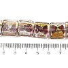 Handmade Gold Foil and Silver Foil Lampwork Beads FOIL-C001-01B-04-4