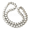 Electroplate Glass Beads Strands EGLA-H109-12D-02-2