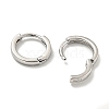 Brass Hoop Earrings EJEW-L211-004P-2