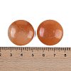 Natural Red Aventurine Cabochons G-H1596-FR-25mm-30-3