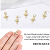 BENECREAT 10Pcs Brass Pendants KK-BC0004-96-3