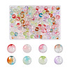 120Pcs 8 Colors Transparent Glass Beads GLAA-CW0001-05-1