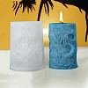 Column with Sea Animal Pattern DIY Silicone Candle Molds PW-WG8C50A-03-1