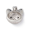 Brass Micro Pave Cubic Zirconia Pendants KK-M240-03G-3