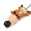 Silicone Bead Lanyard NJEW-SW00040-02-2
