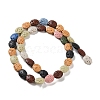 Natural Lava Rock Dyed Beads Strands G-H311-01-05-3