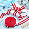 25 Yards Polyester Striped Ribbons OCOR-GO0001-29E-4
