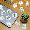 50Pcs Floral PVC Self Adhesive Cartoon Stickers STIC-B001-09A-7