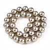 Glass Pearl Beads Strands HY-G002-01F-13-5