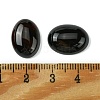 Natural Black Agate Cabochons G-L601-03A-02-3