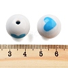 Opaque Printed Acrylic Beads OACR-G038-05B-3