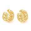 Brass Spiral Cuff Earrings EJEW-K251-16G-1