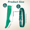 1 Pair Polycotton Solid Color Football Socks AJEW-CL0001-33D-2