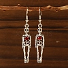 Alloy Enamel Pendant Dangle Earrings PW-WG2DBDB-04-2