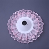 Plastic & Lace Collar Bouquet Cuffs PW-WG4E38F-04-1