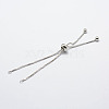 Rack Plating Brass Chain Bracelet Making X-KK-A142-018P-1