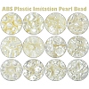 ABS Plastic Imitation Pearl Bead SACR-FS0001-82-2