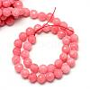 Natural White Jade Bead Strands G-R346-8mm-16-2