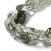 Natural Green Rutilated Quartz Beads Strands G-I351-A09-4