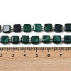 Natural Malachite Beads Strands G-L630-A01-7x7mm-5