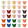  28Pcs 14Colors Acrylic Charms MACR-TA0001-33-10