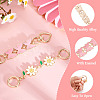 2Pcs 2 Style Alloy Enamel Chain Extenders FIND-TA0005-19-4