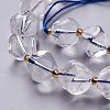 Natural Quartz Crystal Beads Strand G-M367-43D-3