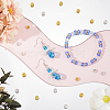 400pcs 2 Colors Brass Rhinestone Spacer Beads RB-SP0001-03A-4